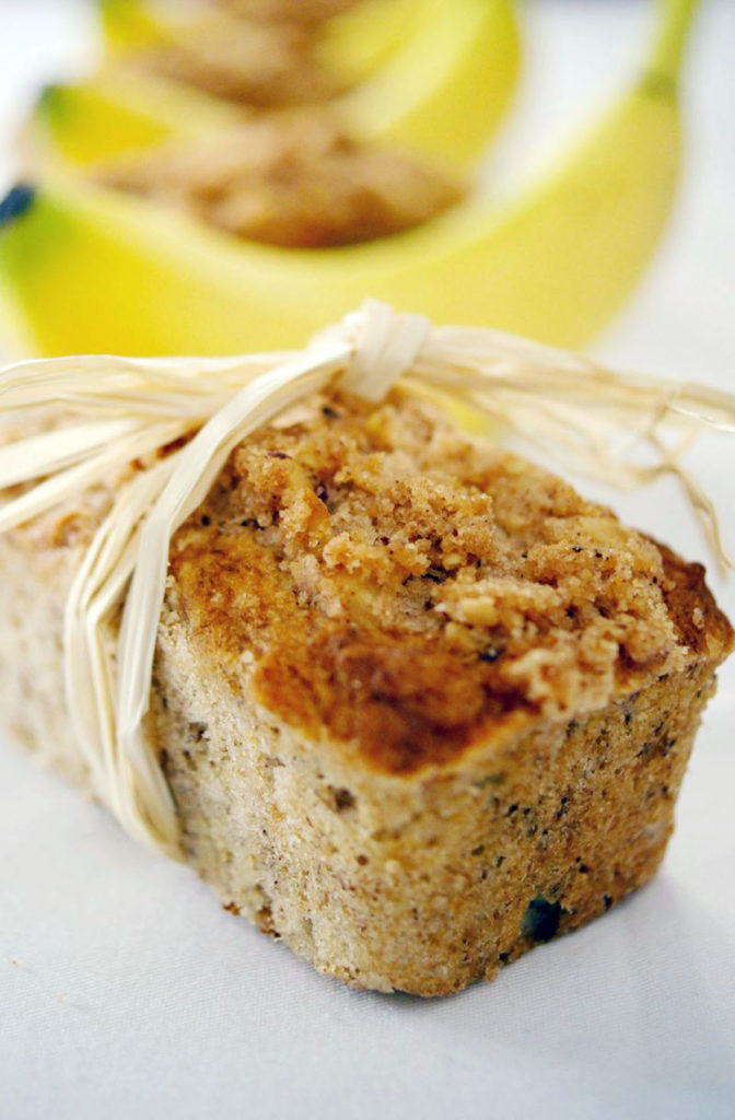 banana hazelnut bread recipe