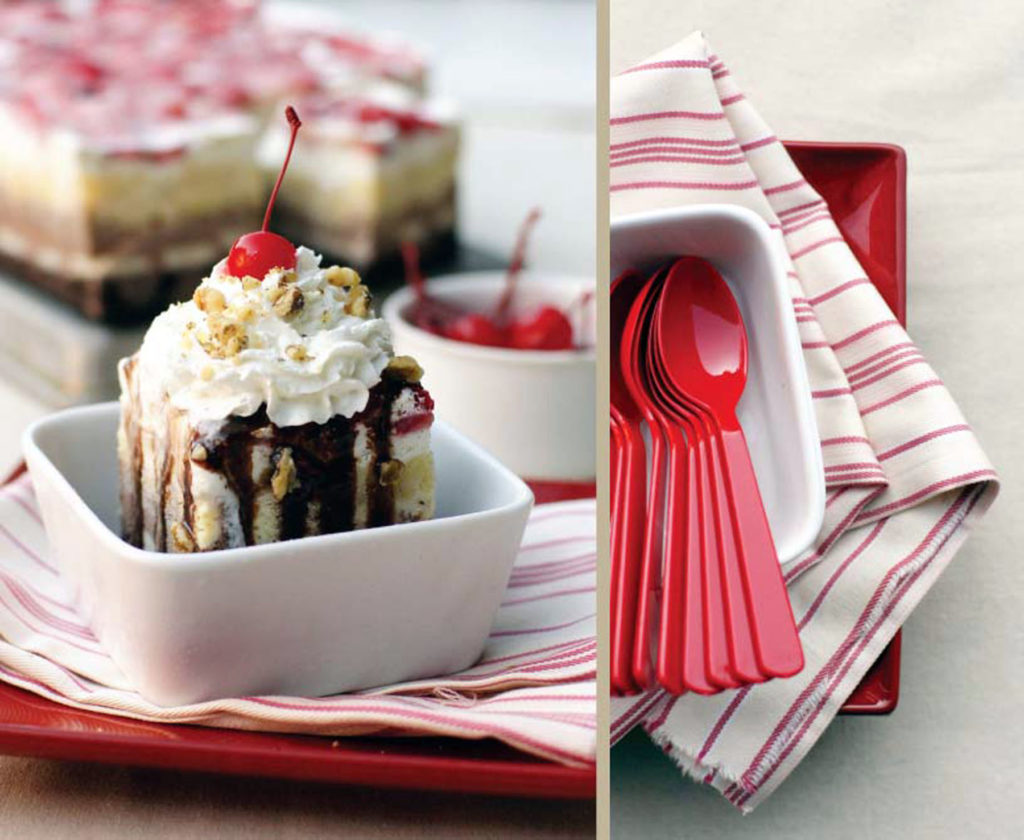 banana split ice cream cake recipe