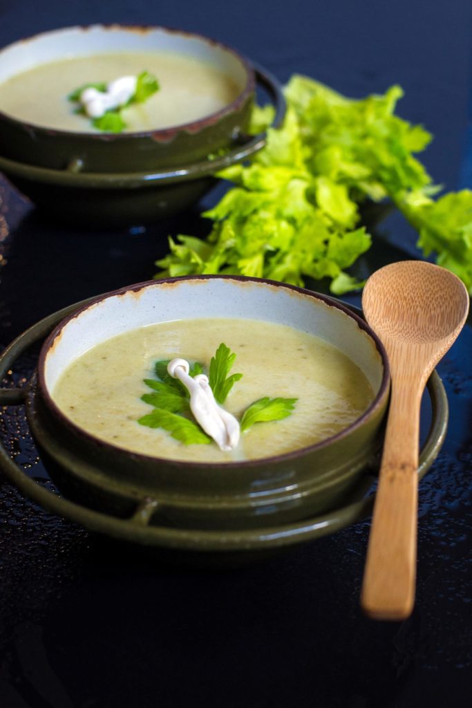 creamy celery leek soup recipe