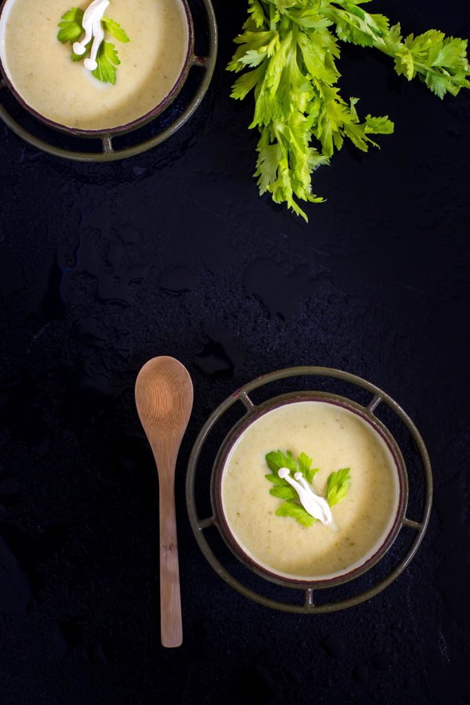 creamy celery leek soup recipe