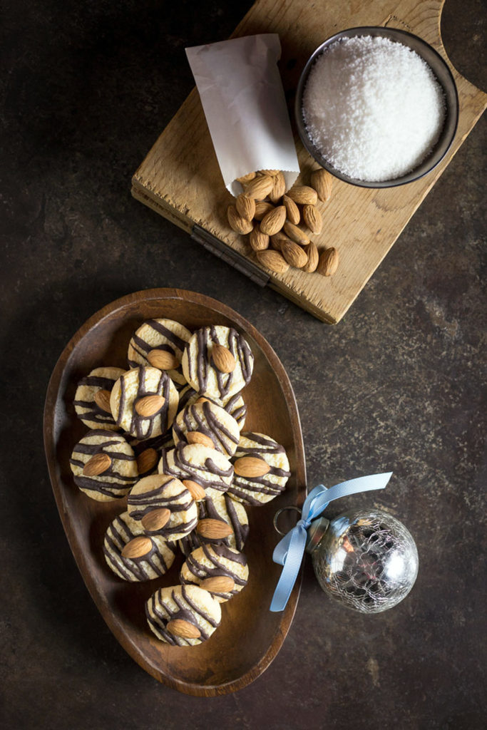 chocolate striped coconut cookie recipe