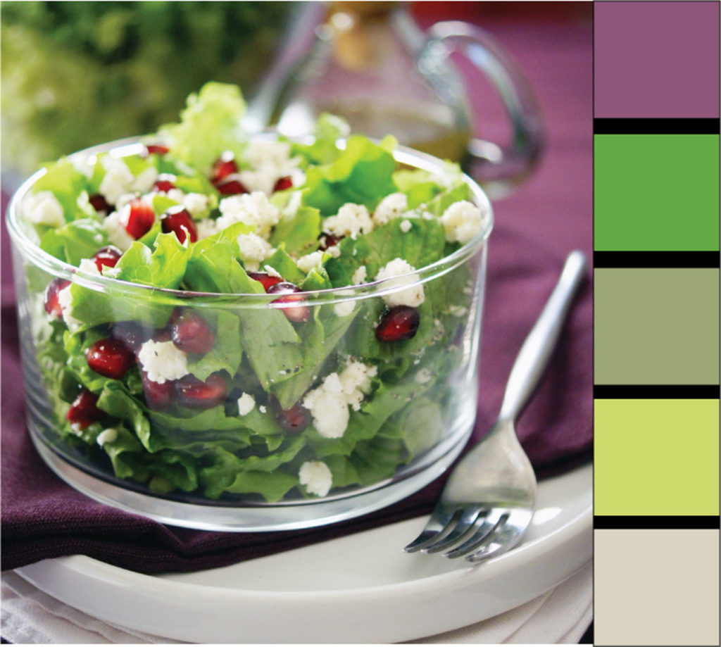 color story fall salad