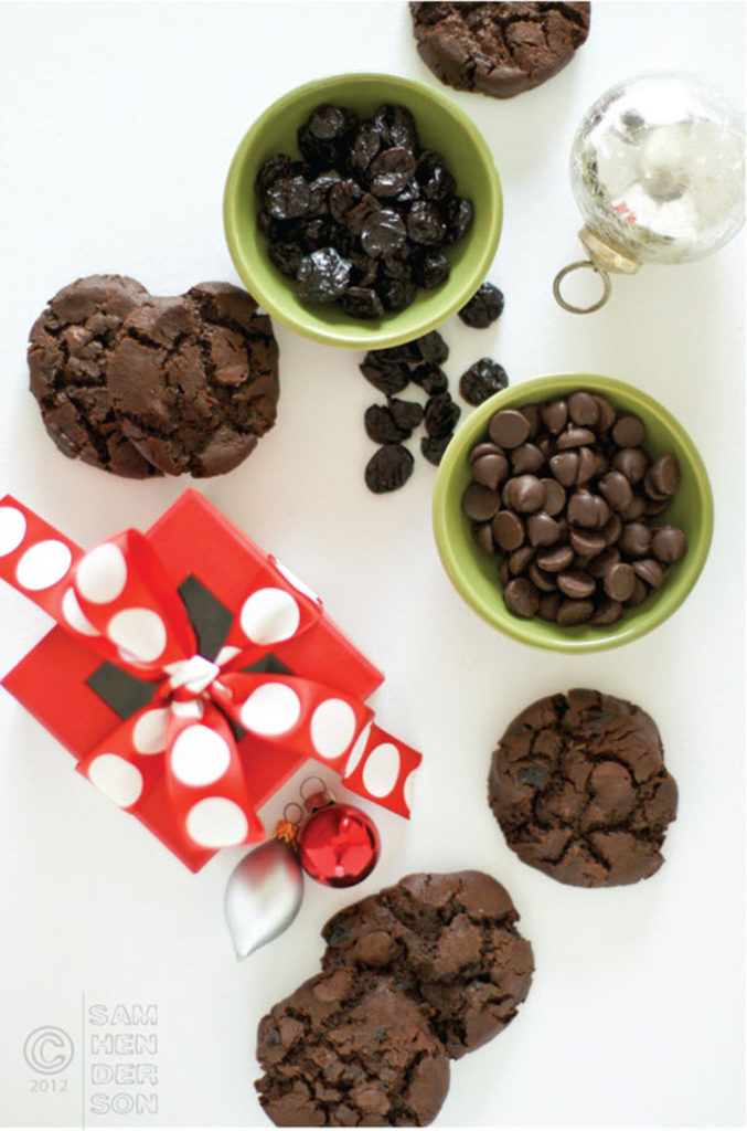 double chocolate cherry cookie recipe