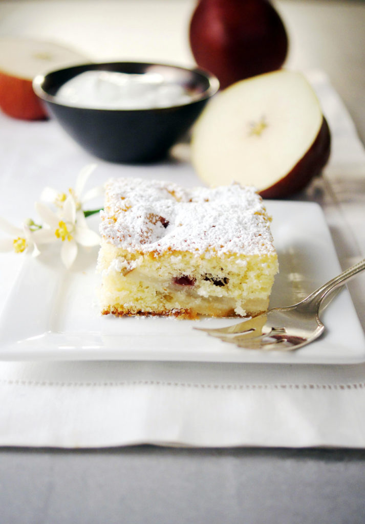dutch pear berry cake recipe