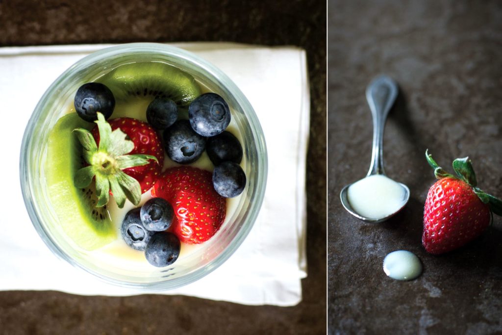 fresh fruit skinny vanilla custard sauce recipe