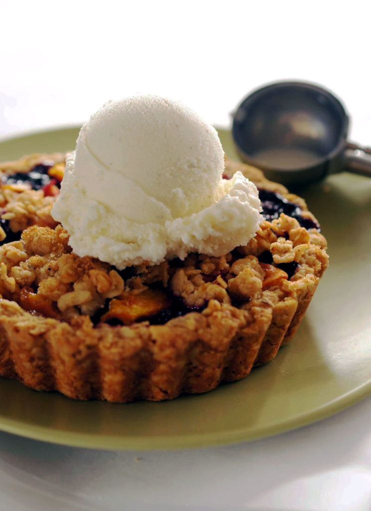 ginger peach blueberry tart recipe