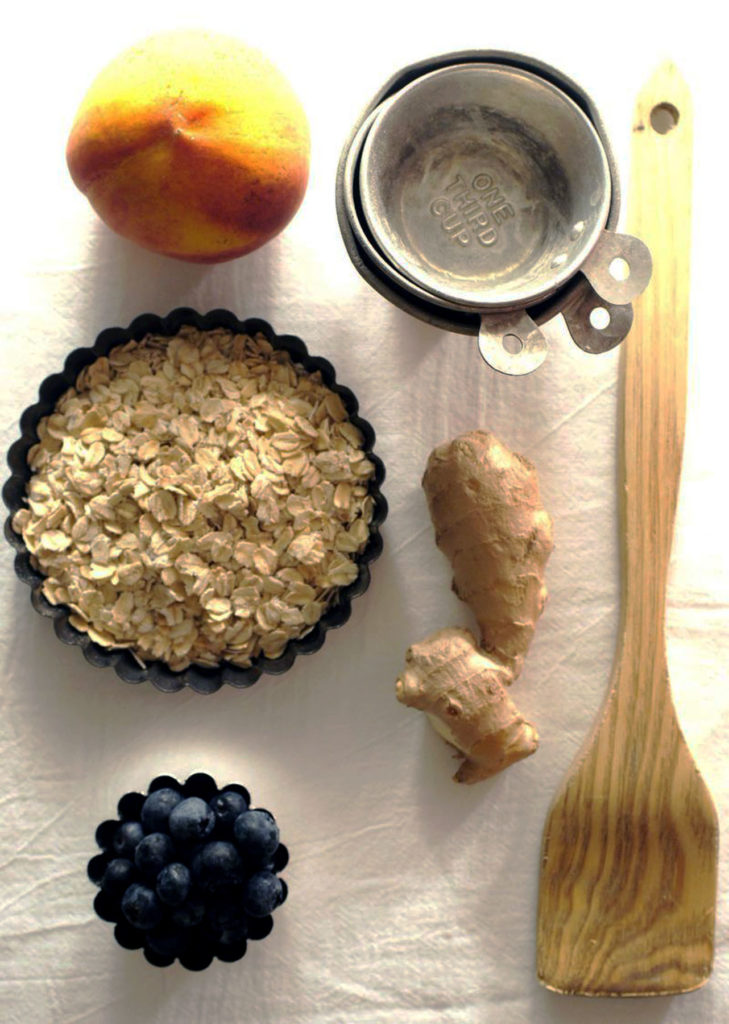 ginger peach blueberry tart recipe