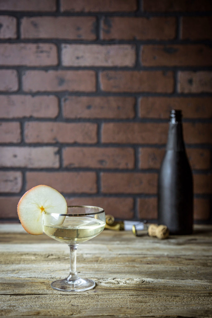 ginger pear chamagne cocktail recipe