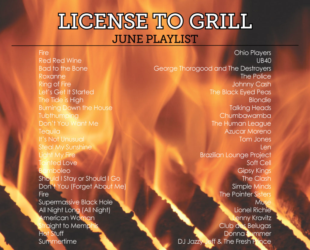 grilling playlist