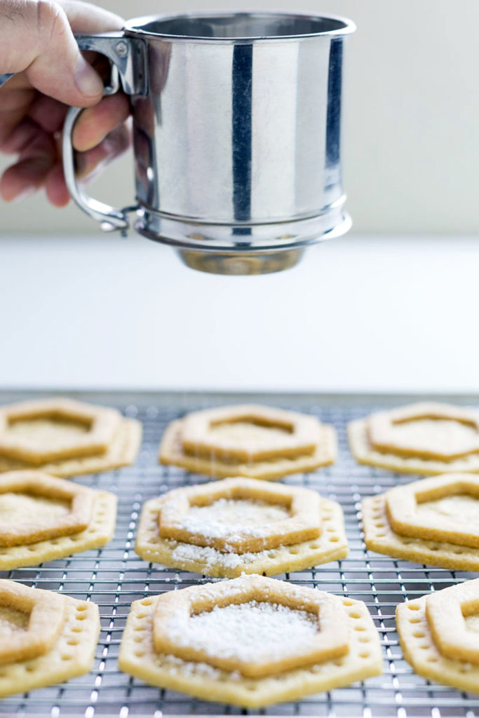 lemon filled honey shortbread recipe