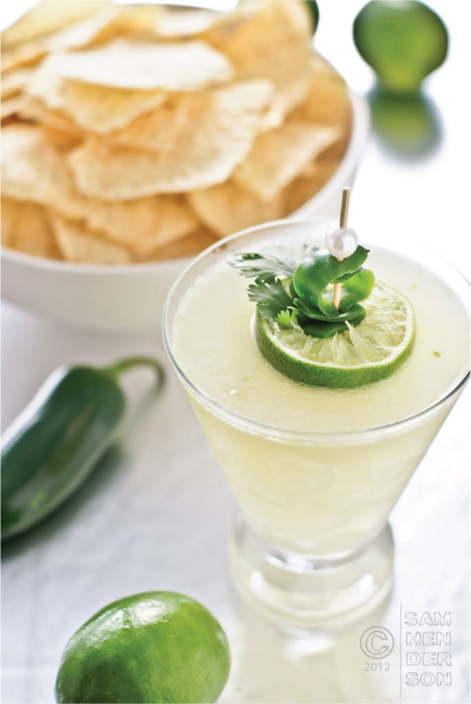jalapeño cilantro margarita cocktail recipe