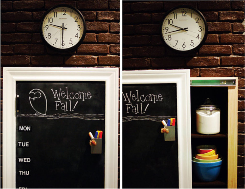 kitchen chalkboard diy