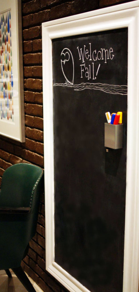 kitchen chalkboard diy