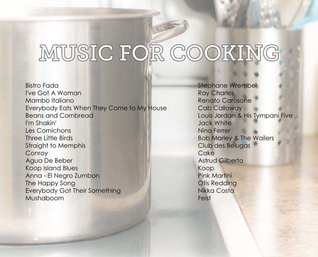 music for cooking playlist