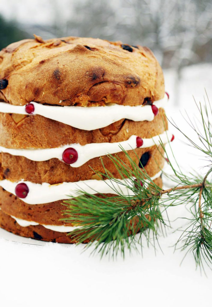 panettone with champagne cream recipe