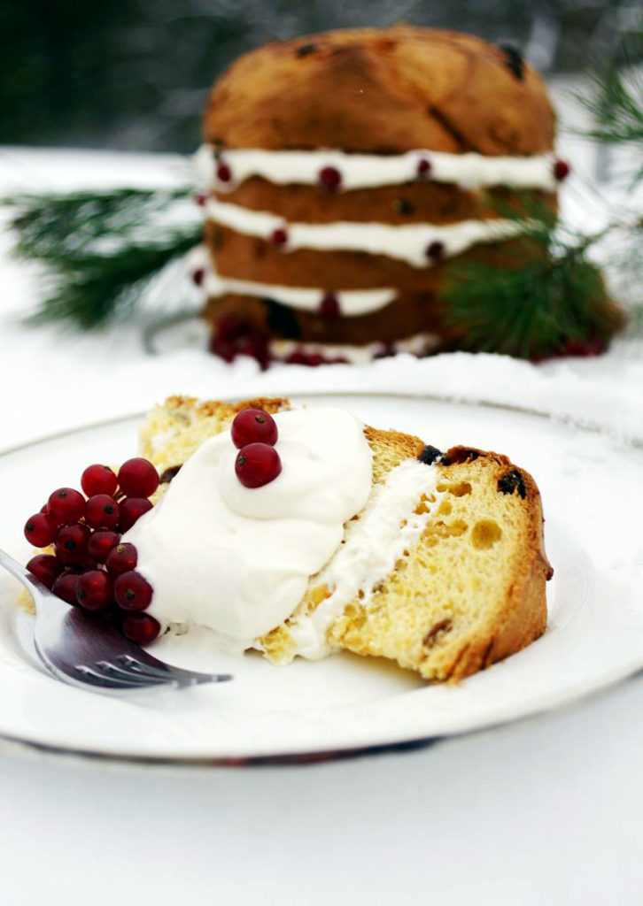 panettone with champagne cream recipe