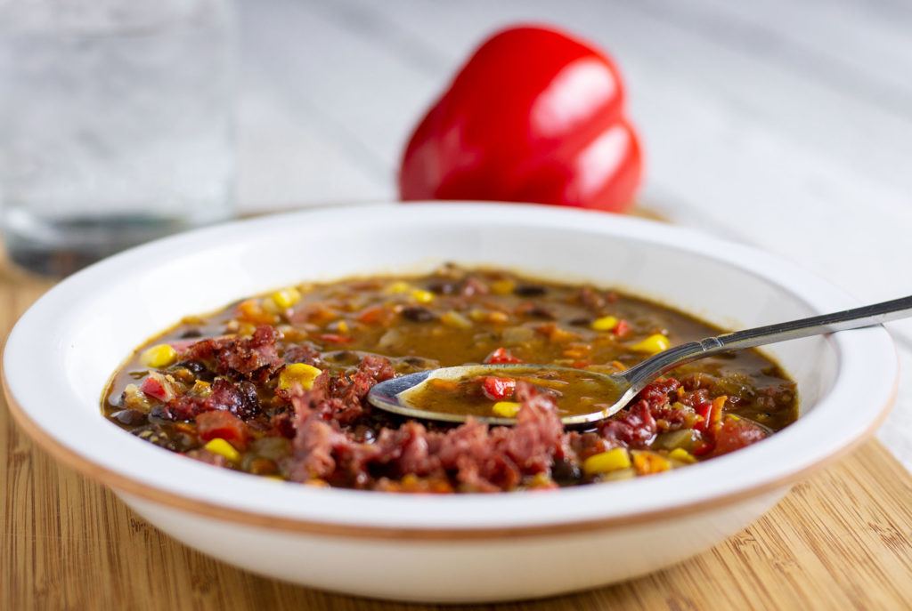 black bean and pastrami soup recipe