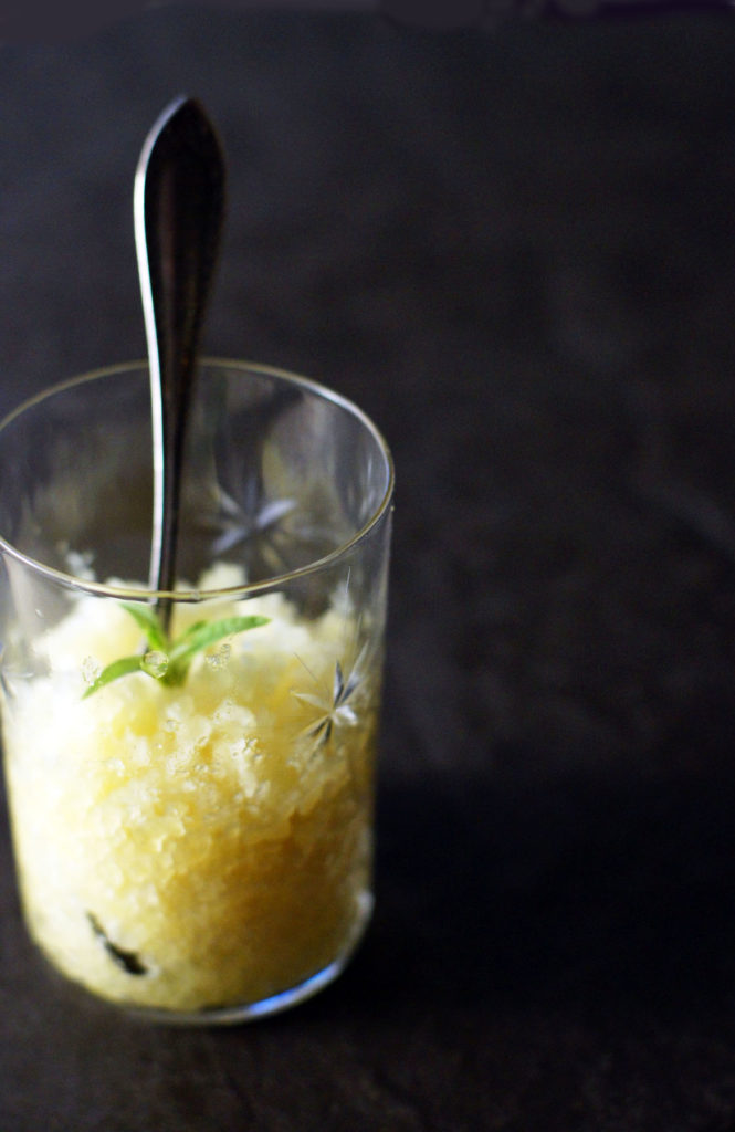 pineapple lemon verbena granita recipe