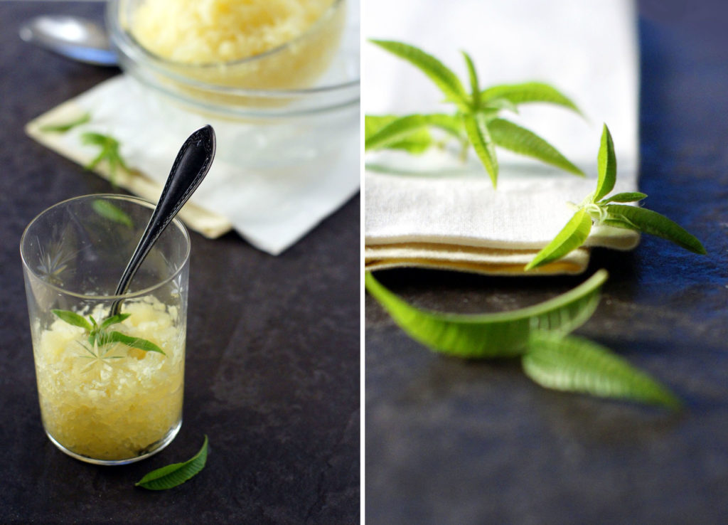 pineapple lemon verbena granita recipe