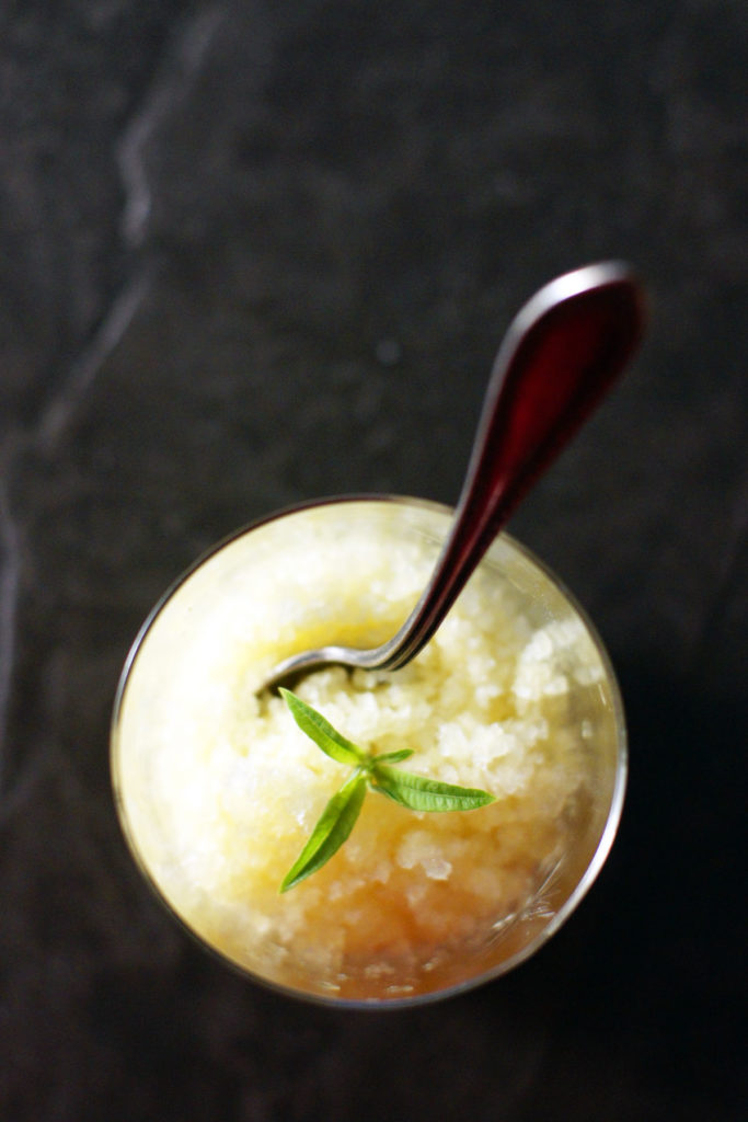 pineapple lemon verbena granita recipe