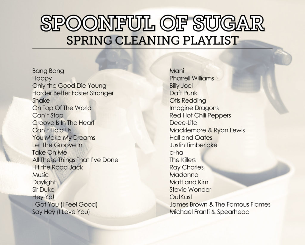 spring cleaning playlist