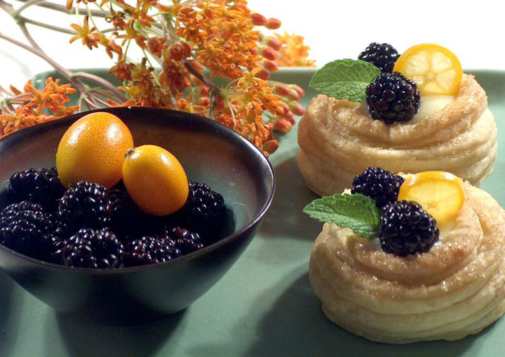 puff pastry with kumquat cream recipe