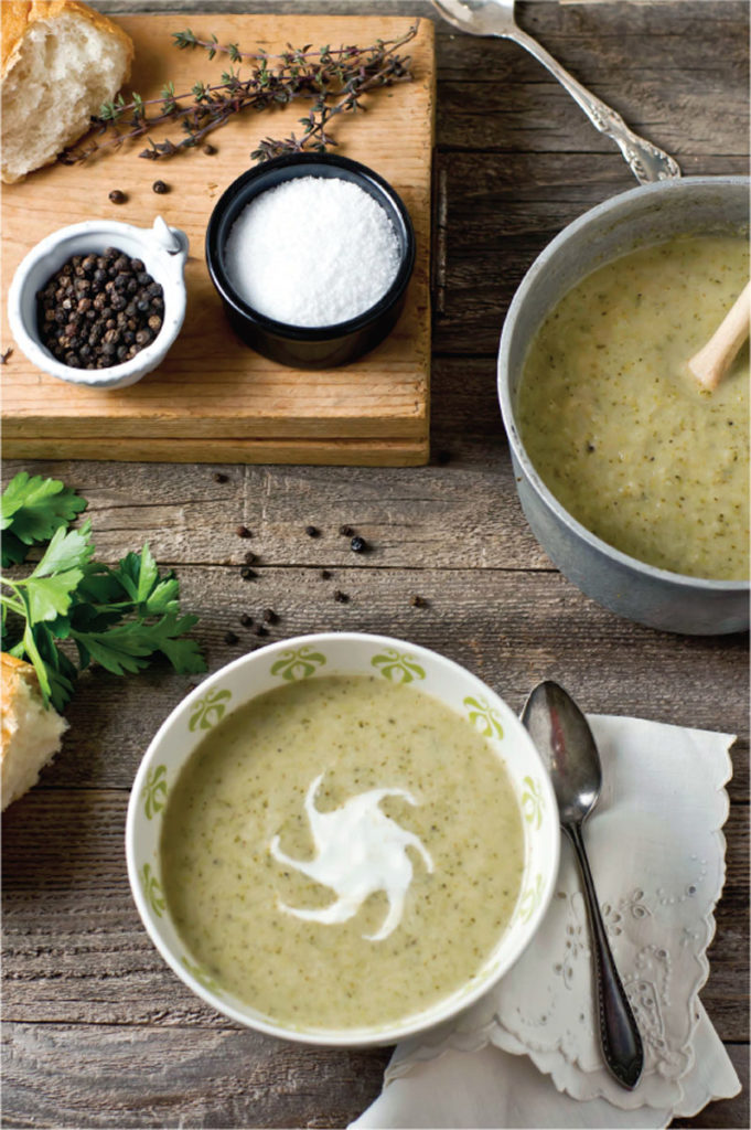 roasted broccoli and cauliflower soup recipe