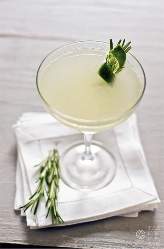 rosemary gimlet cocktail recipe