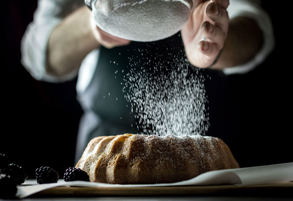 saffron bundt cake with cardamom glaze recipe