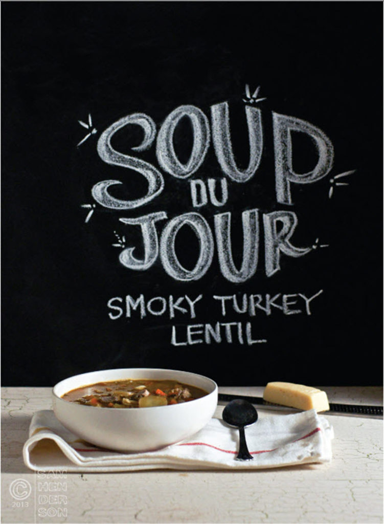 smoky turkey lentil soup recipe