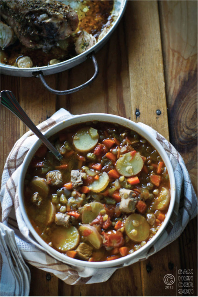 smoky turkey lentil soup recipe