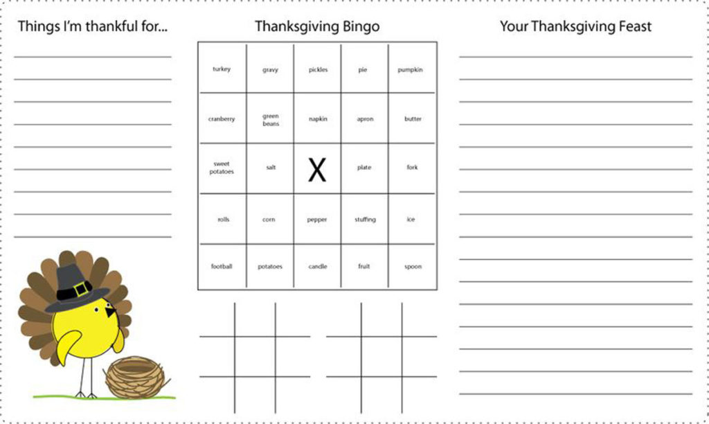 thanksgiving kids table ideas