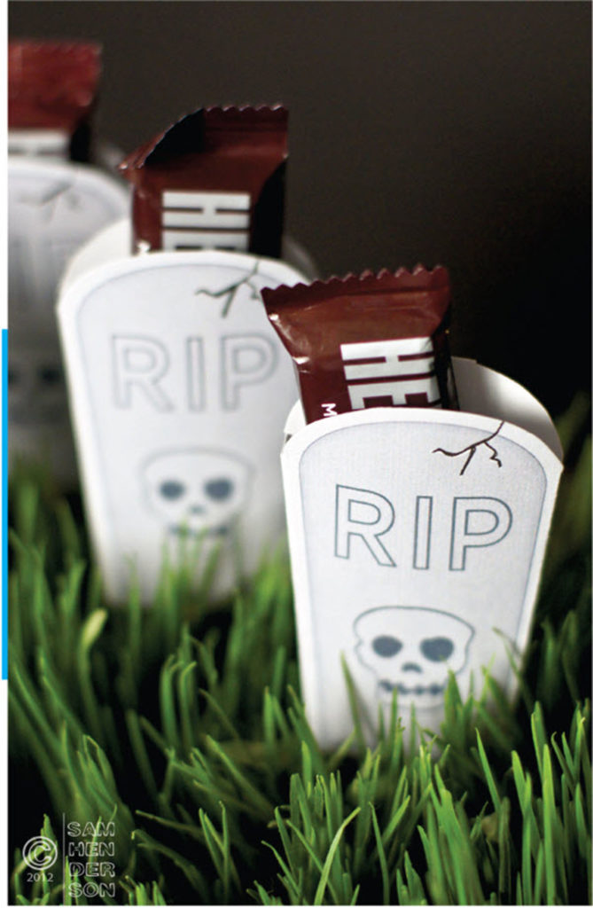 tombstone candy bar wrapper printable