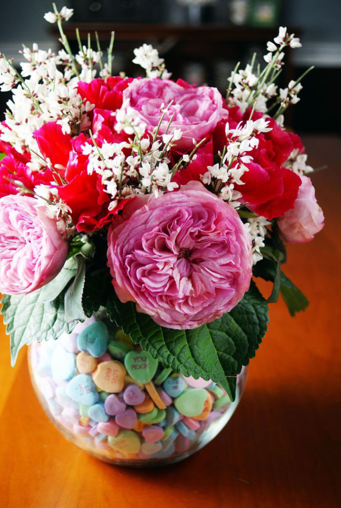 valentine floral diy craft