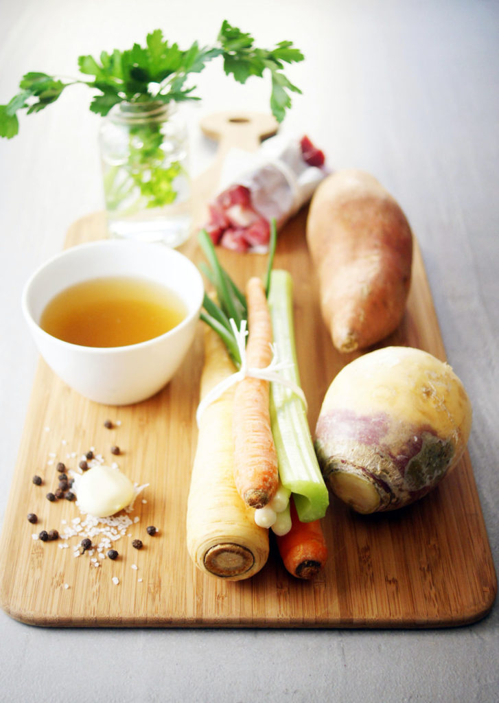 winter roasted root vegetable soup recipe