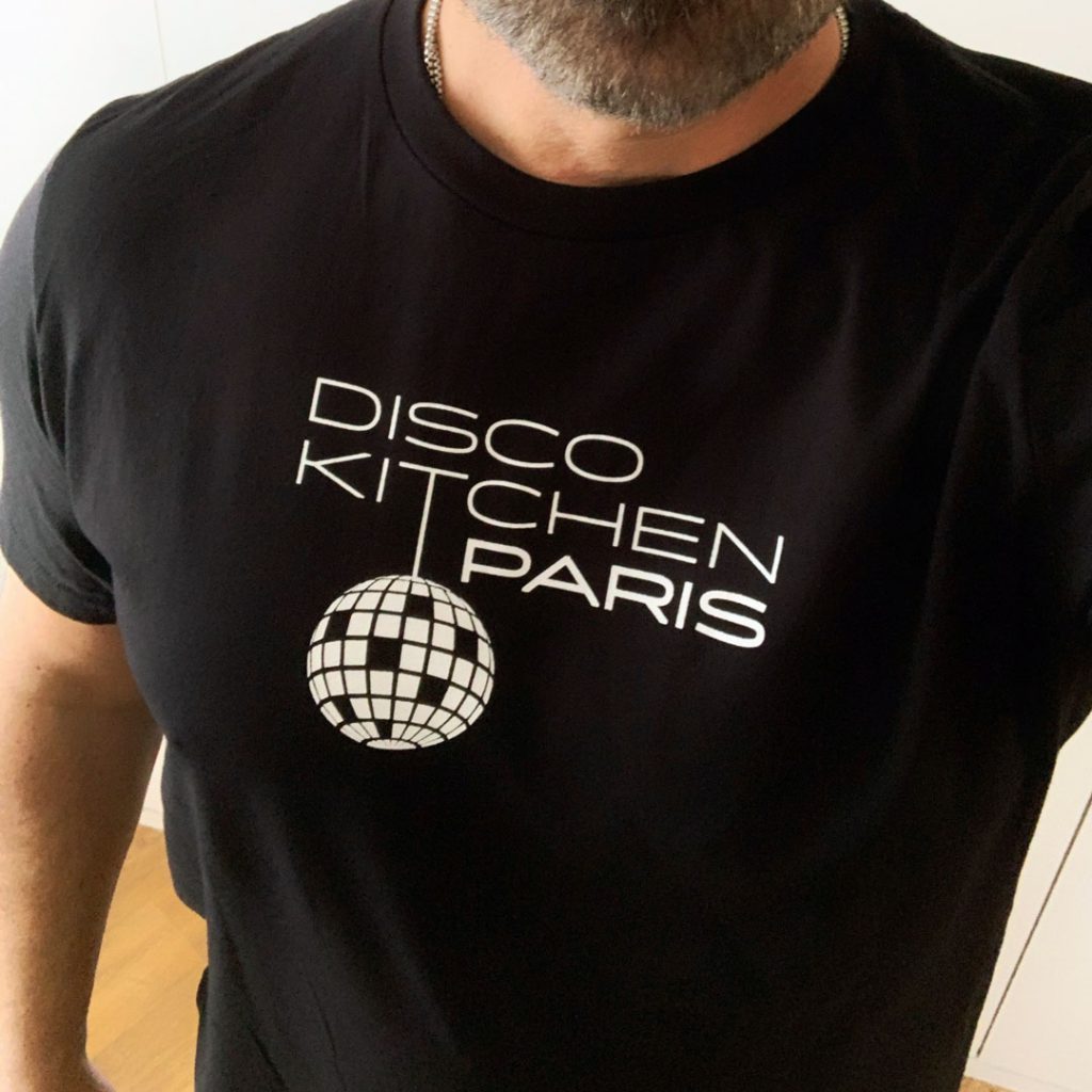 Disco Kitchen Paris logo tshirt black