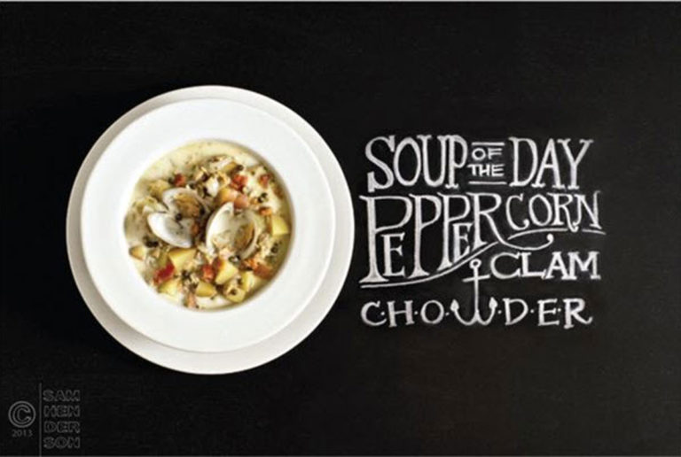 peppercorn clam chowder recipe